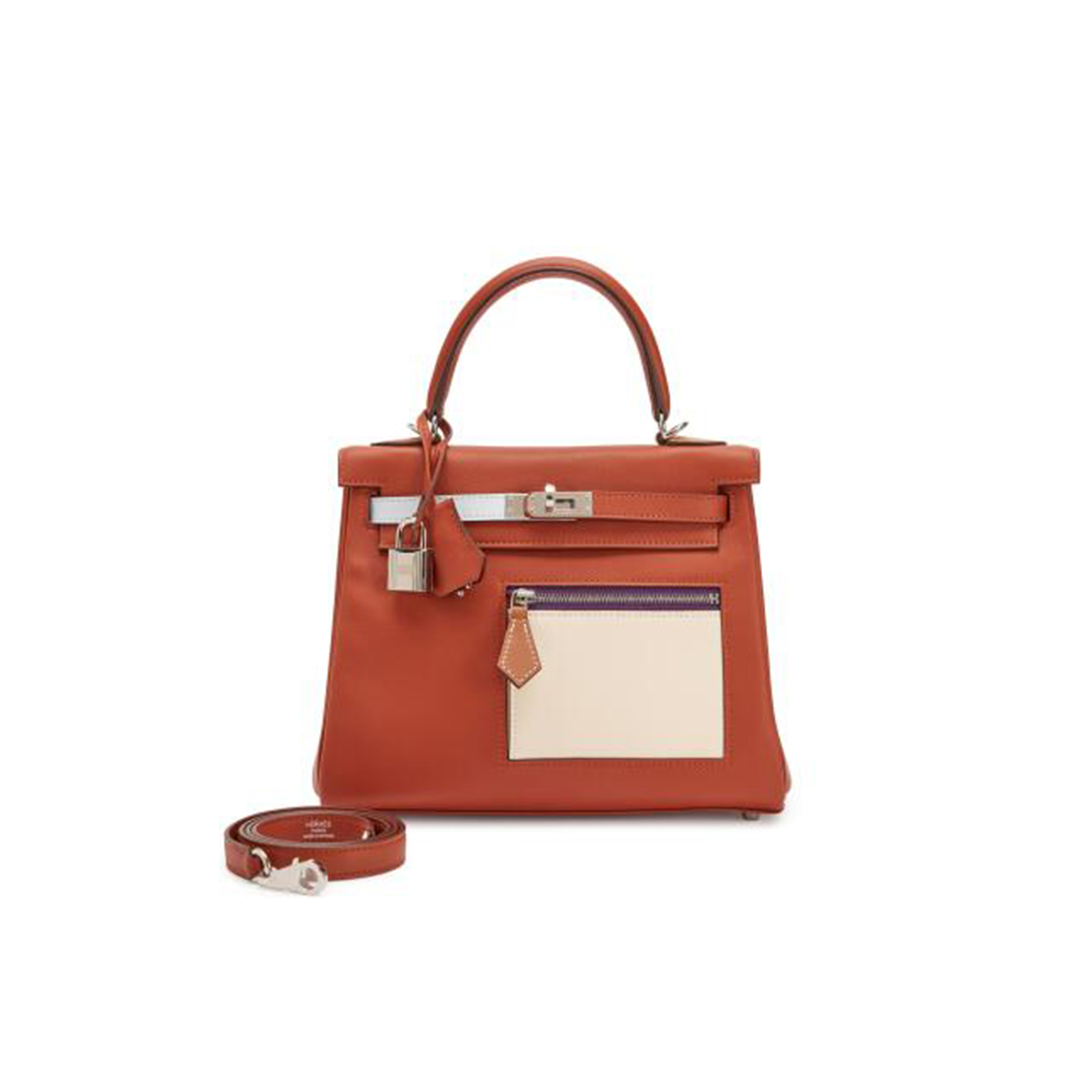 H**mes master limited edition cuivre, nata, bleu brume, chai and lime swift colormatic kelly 25 retourne palladium hardware (25*17*7cm)